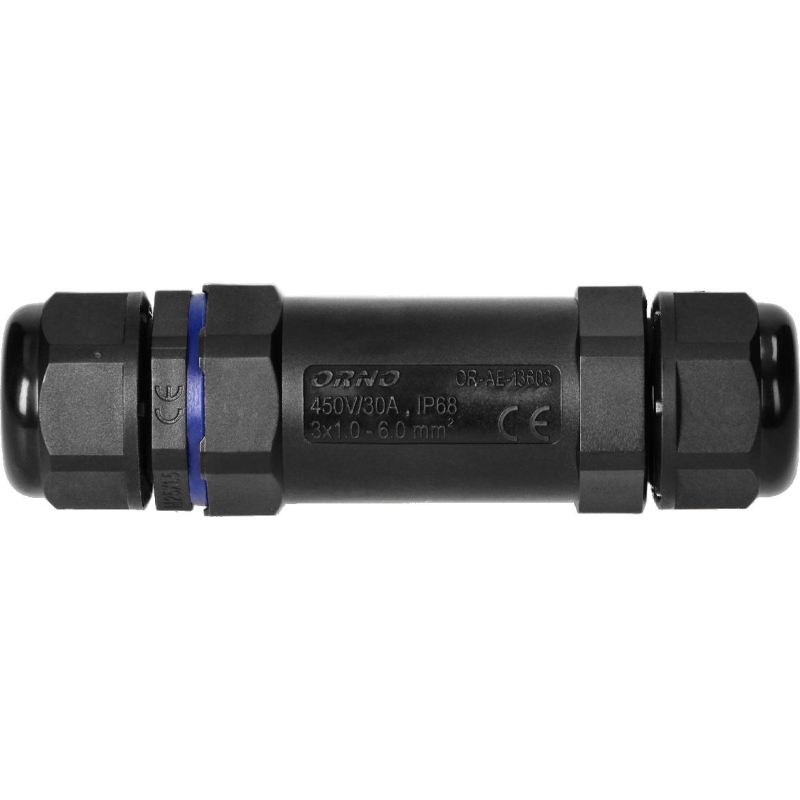 Konektor Mufa Kablowa Prosta Ip68, M25, 3X6Mm², 450V/30A Or-Ae-13603