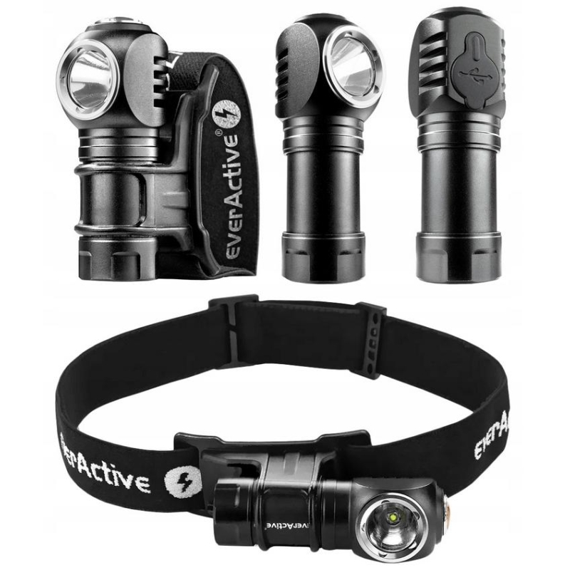 Latarka Ręczna / Czołowa Luminus Sst20 10W Led Everactive Fl-55R 500 Lumenów Ip66