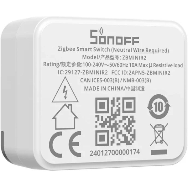 Inteligentny Przełącznik Zigbee Sonoff Zbminir2