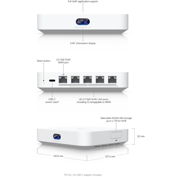 Ubiquiti Unifi Cloud Gateway Max (Ucg-Max)