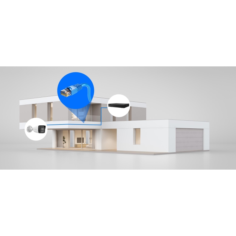 Zestaw Monitoringu Hilook 2 Kamery Ip Ipcam-B8-30Dl Z Dyskiem 1Tb