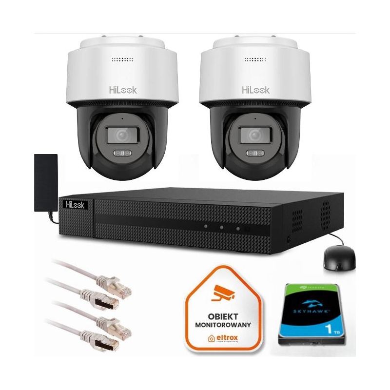 Zestaw Monitoringu Hilook 2 Kamery Ip Ptz 2Mp Ptz-N2Mp-P 2.8Mm