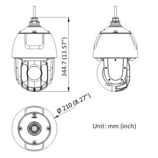 Kamera Ip Ptz Hikvision Ds-2De5425Iw-Ae (T5) Pl 2