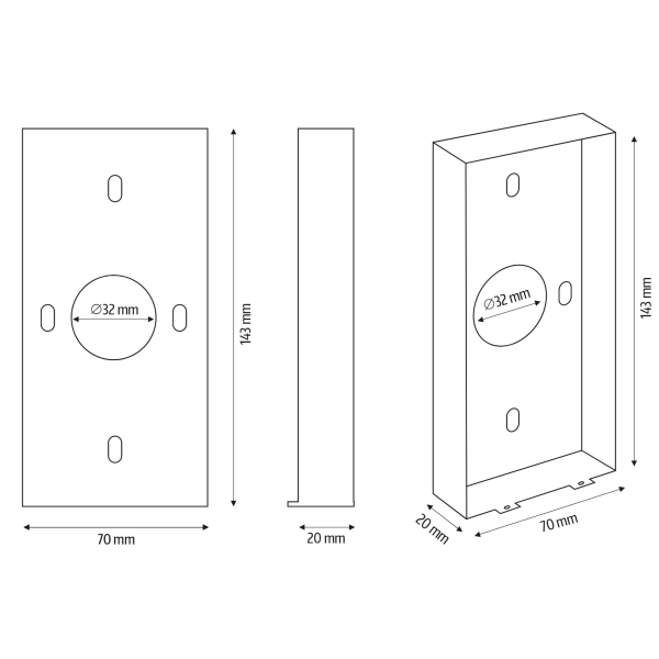 KASETA ZEWNĘTRZNA WIDEODOMOFONU "EURA" VDA-51C5/P - czarna, kamera 1080p., czytnik RFID, szyfrator, podtynk