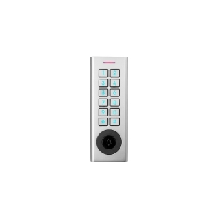 ZAMEK SZYFROWY "EURA" AC-93H5 DC-12-24V, natynkowy, szyfrator mechaniczny, czytnik Mifare 13,56 MHz, dzwonek, IP66, App TTLock