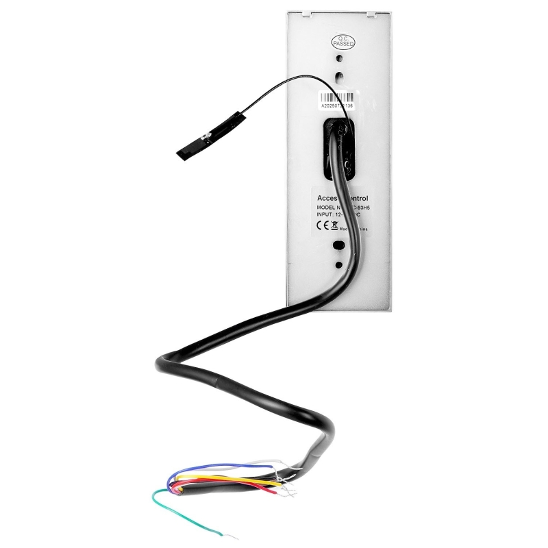 ZAMEK SZYFROWY "EURA" AC-93H5 DC-12-24V, natynkowy, szyfrator mechaniczny, czytnik Mifare 13,56 MHz, dzwonek, IP66, App TTLock