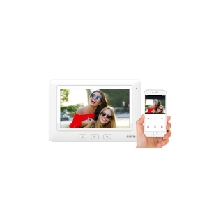 MONITOR "EURA" VDA-45A3-TY "CONNECT+" biały, 7'', otwieranie 1 wejścia, WiFi, AHD, Tuya