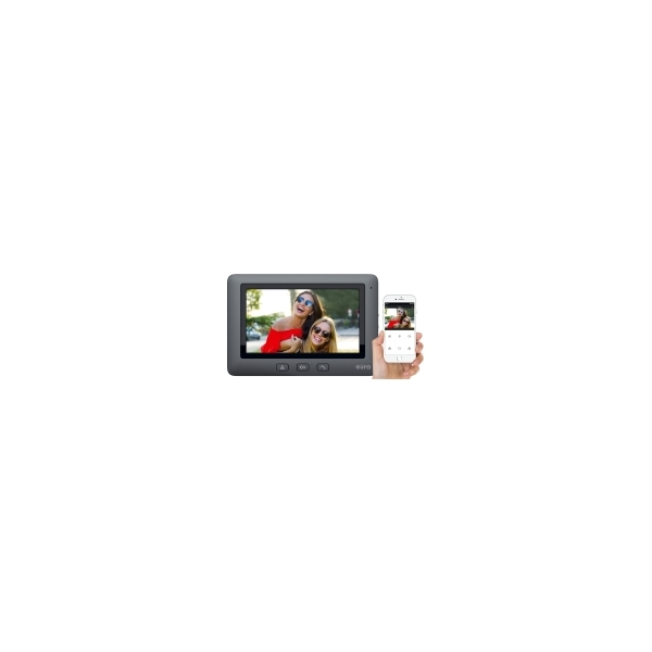 MONITOR "EURA" VDA-45A3-TY "CONNECT+" czarny, 7'', otwieranie 1 wejścia, WiFi, AHD, Tuya