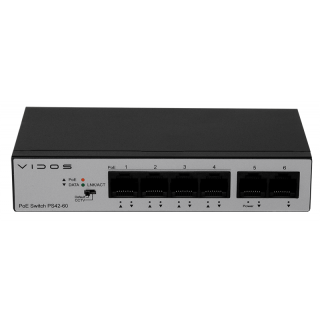 Switch PoE 48V DC - 4 portowy – PS42-60 2