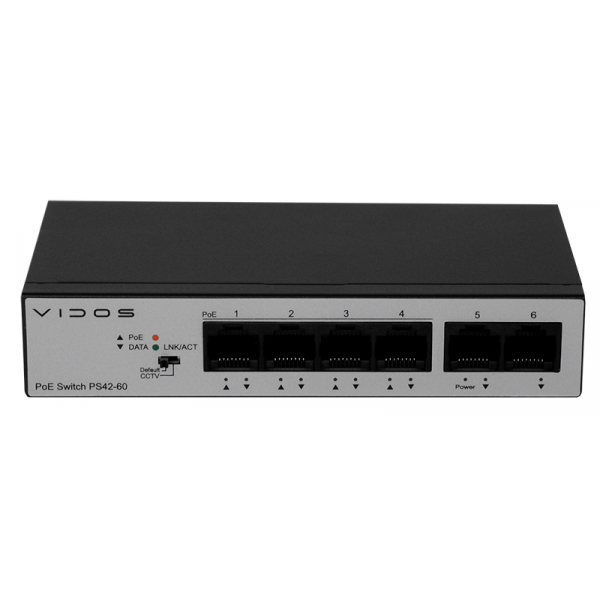 Switch PoE 48V DC - 4 portowy – PS42-60