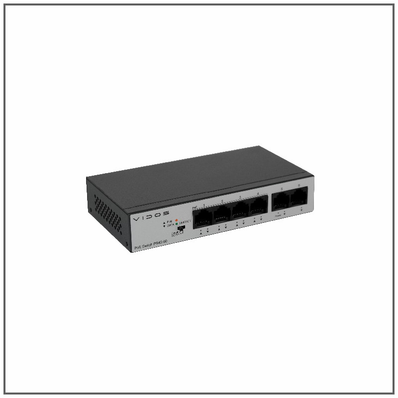 Switch PoE 48V DC - 4 portowy – PS42-60