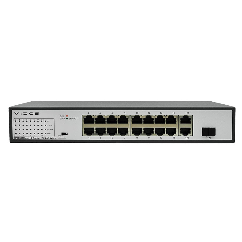 Switch PoE 48V DC - 16 portowy – PS162/185