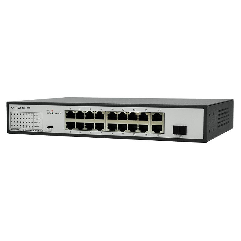 Switch PoE 48V DC - 16 portowy – PS162/185