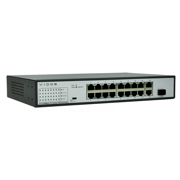 Switch PoE 48V DC - 16 portowy – PS162/185