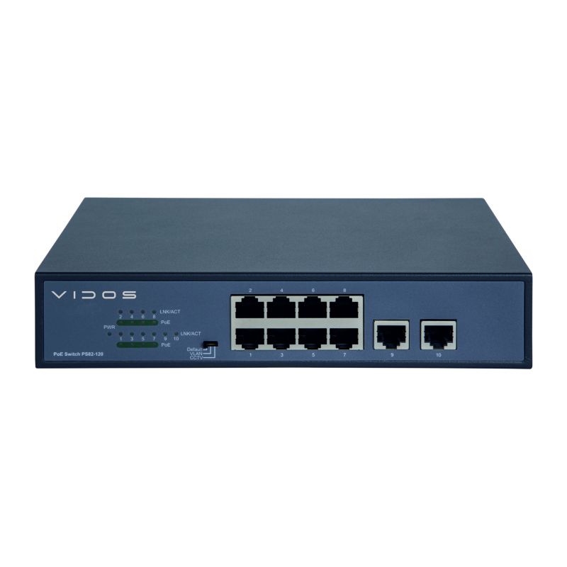 Switch PoE 48V DC - 8 portowy – PS82/120