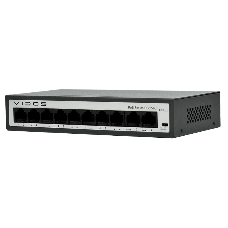 Switch PoE 48V DC - 8 portowy – PS82/60