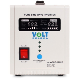 PRZETWORNICA VOLT POLSKA SINUSPRO-1000E 12V 700/1000W 2