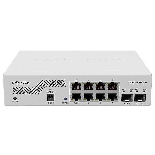 MIKROTIK ROUTERBOARD CSS610-8G-2S+IN
