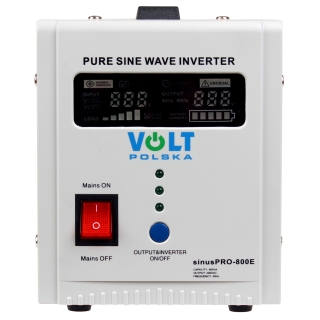 PRZETWORNICA VOLT POLSKA SINUSPRO-800E 12V 500/800W 2