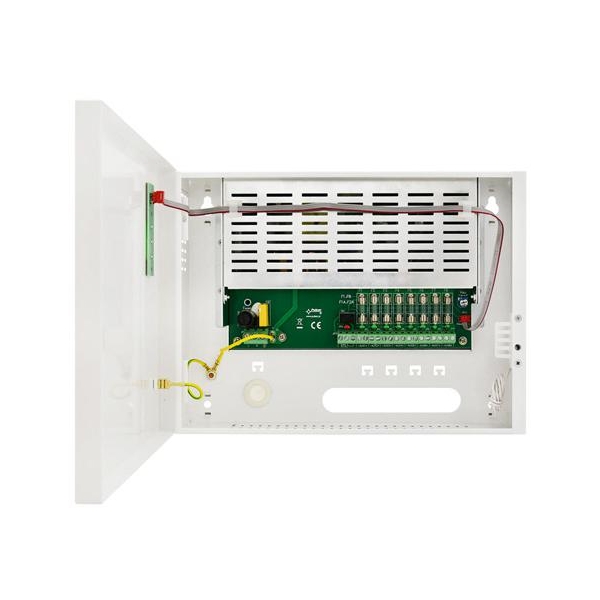 ZASILACZ IMPULSOWY STABILIZOWANY DO 8 KAMER HD Pulsar HPSDC-12V8X1A 12V/8A/8×1A/TOPIC